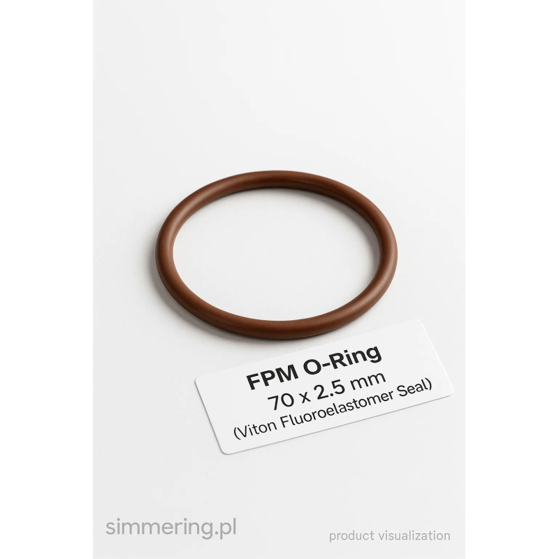 FPM O-Ring 70 × 2.5 mm (Viton Fluoroelastomer Seal)