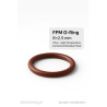 Oring FPM 8 × 2,5 mm – uszczelka Viton odporna na temperaturę i chemikalia