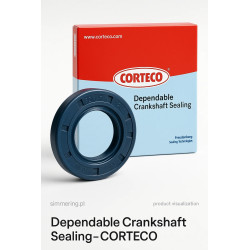 Rotary Shaft Seal CORTECO 49372492 FPM BASLRDX7 76×108×8 – Crankshaft Dust-Lip Oil Seal