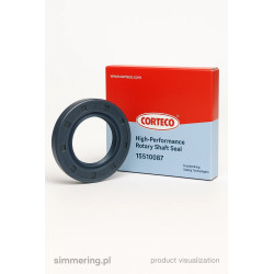 Corteco 15510087 FPM BAVIRS SL-SPEC Rotary Shaft Seal 98×110×8.5 mm – OEM Fit for Ford, Renault, Volvo