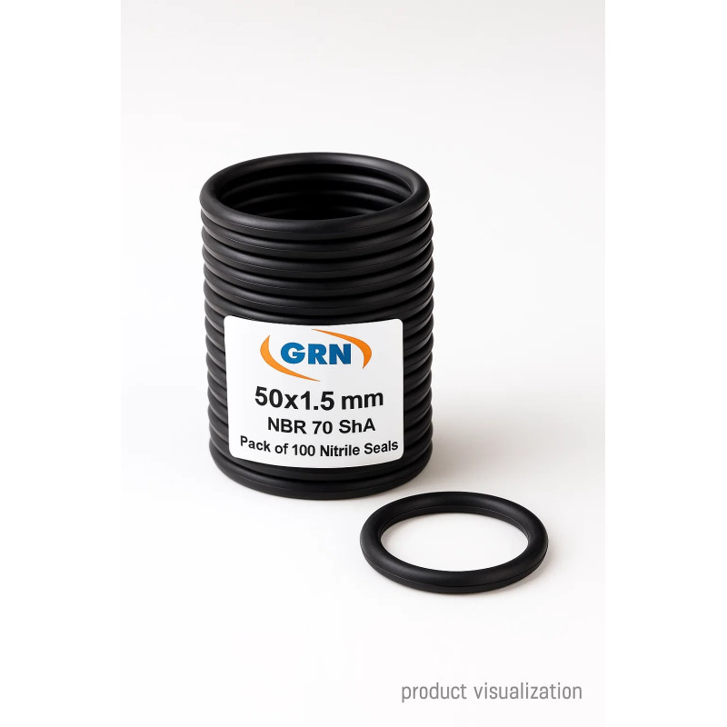 NBR O-ring 50x1.5 mm 70 Shore Technical Seal