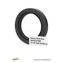 Rotary Shaft Seal 40x62x8 NBR TC Oil Seal Double Lip