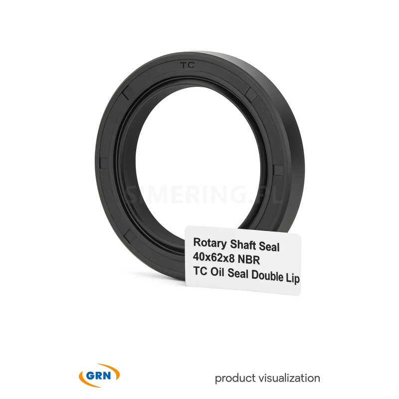 Rotary Shaft Seal 40x62x8 NBR TC Oil Seal Double Lip