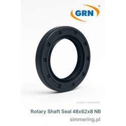 Rotary Shaft Seal 48x62x8 NBR TC Oil Seal Double Lip