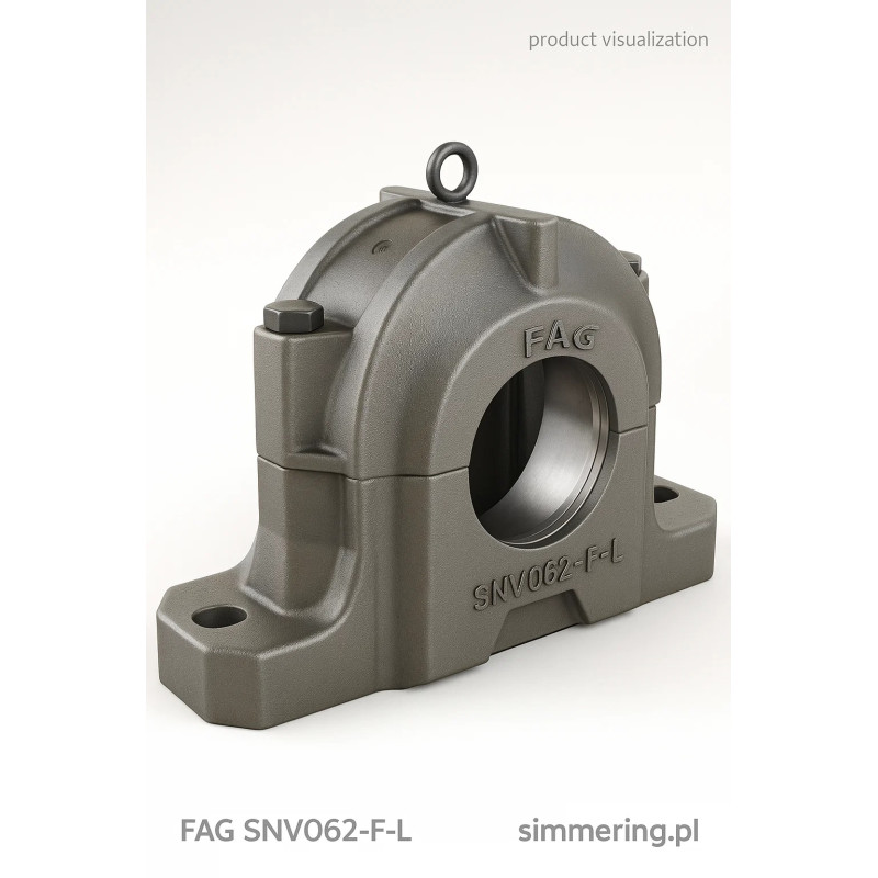 Obudowa łożyska FAG SNV 062-F-L – 62 mm obudowa łożyskowa SNV (stojąca, dzielona)