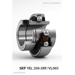 SKF YEL206-2RF/VL065 Insert Ball Bearing - 30x62x48,4