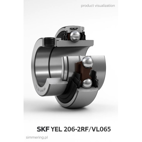 SKF YEL206-2RF/VL065 Insert Ball Bearing - 30x62x48,4