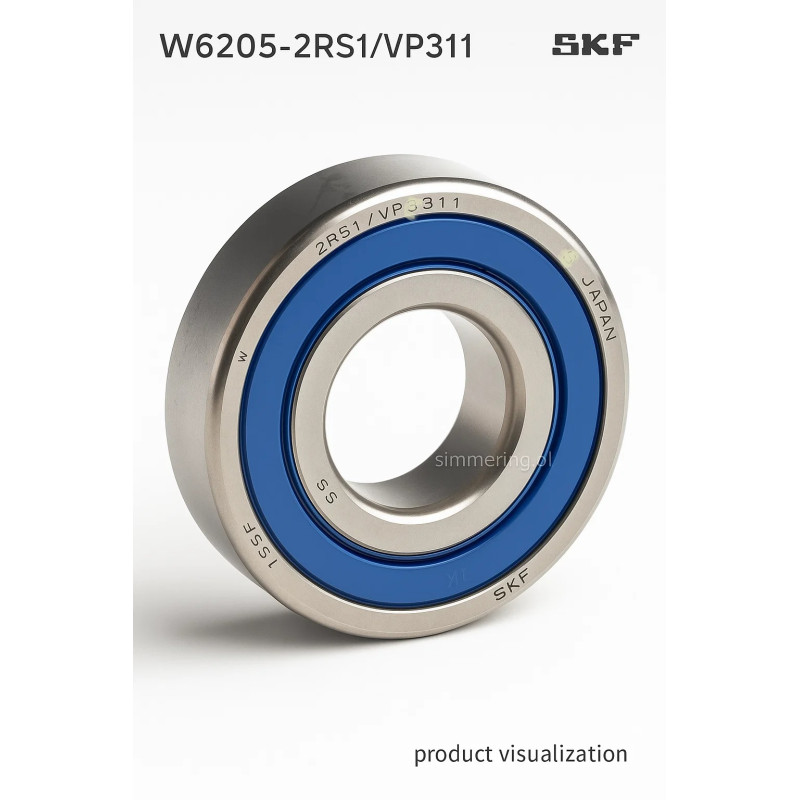 W6205-2RS1/VP311 SKF 25x52x15 Łożysko Kulkowe Zwykłe