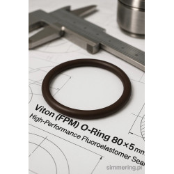 Oring FPM 80 × 5 mm (Viton)