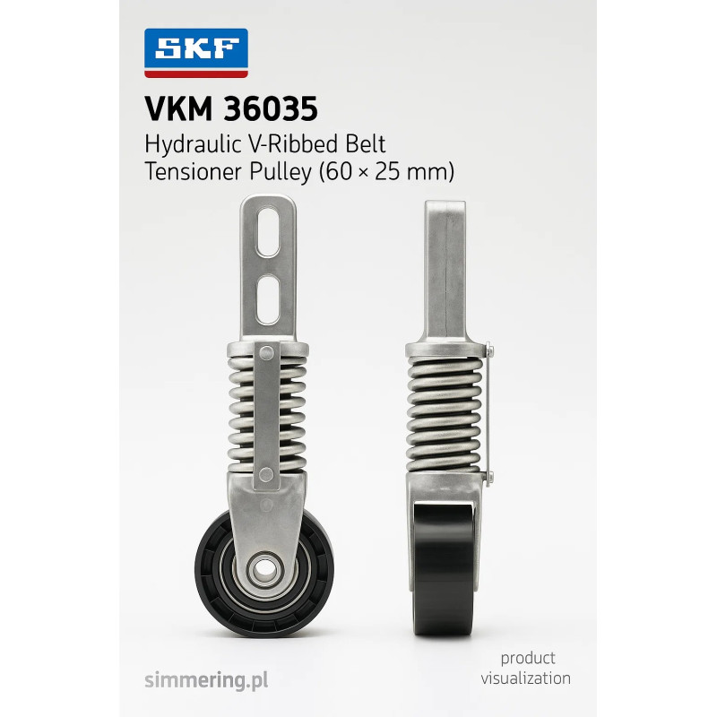 SKF VKM 36035 – rolka napinacza paska wielorowkowego (hydrauliczna)