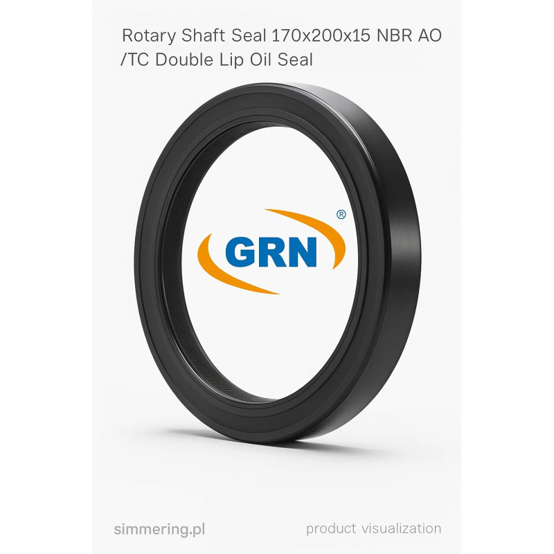 Rotary Shaft Seal 170×200×15 NBR AO/TC Double Lip Oil Seal – AI-Powered Review