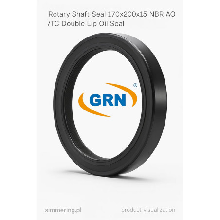 Rotary Shaft Seal 170×200×15 NBR AO/TC Double Lip Oil Seal – AI-Powered Review
