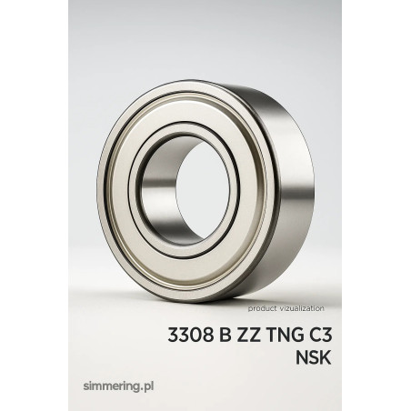 NSK 3308 B ZZ TNG C3 – podwójne łożysko kulkowe kątowe 40×90×36,5 mm