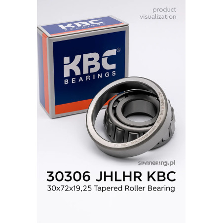 30306 JHLH1R KBC – Single Row Tapered Roller Bearing 30×72×19.25 mm