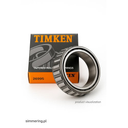 Timken JK 151547 – Single-Row Tapered Roller Bearing 25×41.02×18 mm (No Inner Ring)