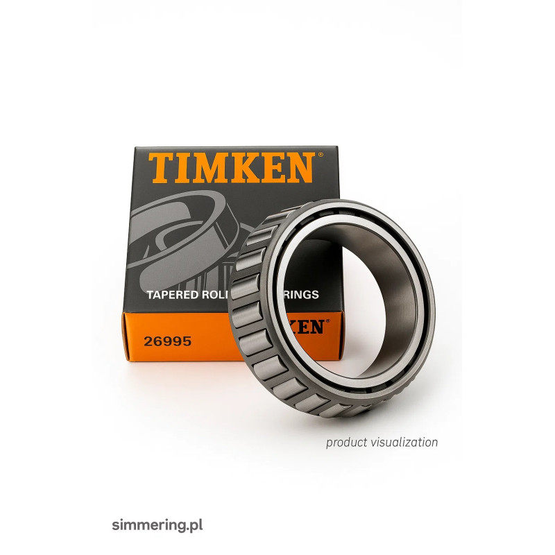 Timken JK 151547 – Single-Row Tapered Roller Bearing 25×41.02×18 mm (No Inner Ring)