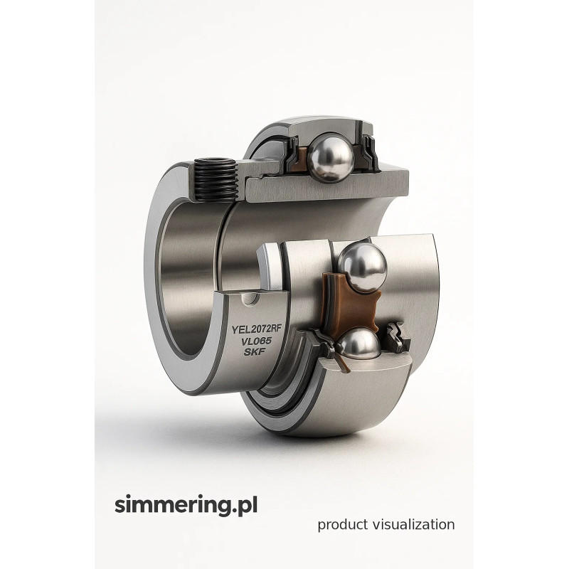 SKF YEL 207-2RF/VL065 35×72×51.1 mm – Insert Self-Aligning Bearing