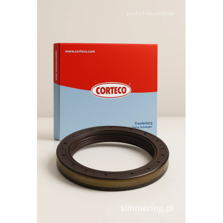 Rotary Shaft Seal CORTECO 12015149 NBR RWDR-K7 Oil Seal 165x195x16,5/18 – Wheel Hub Shaft Seal