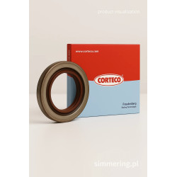 CORTECO 15025578 FPM BASFRSX7 Rotary Shaft Oil Seal 79.95×116.32/126×11.5