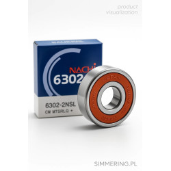 NACHI 6302-2NSE 15×42×13 mm – łożysko kulkowe głębokiego rowka uszczelnione C3 | Przegląd od AI