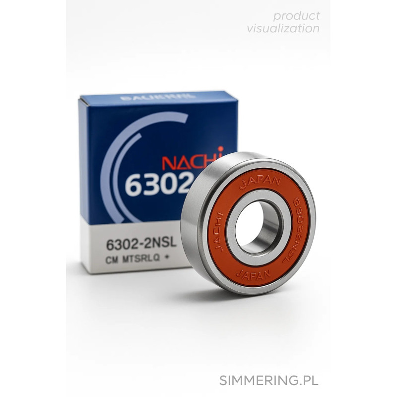 NACHI 6300-2NSE 10×35×11 mm – uszczelnione łożysko kulkowe głębokiego rowka C3 | Przegląd od AI
