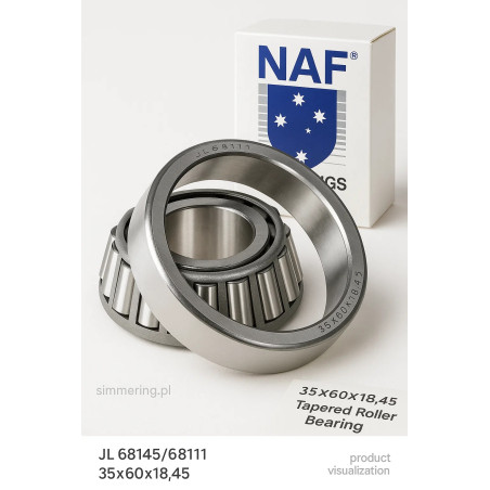 JL 68145/68111 NAF 35×60×18,45 mm – łożysko stożkowe jednorzędowe | Przegląd od AI