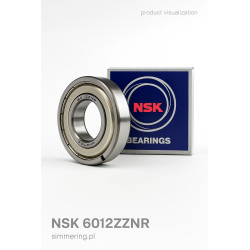 NSK 6012ZZNR 60×95×18 mm – Shielded Deep Groove Ball Bearing with Snap Ring | AI-Powered Review
