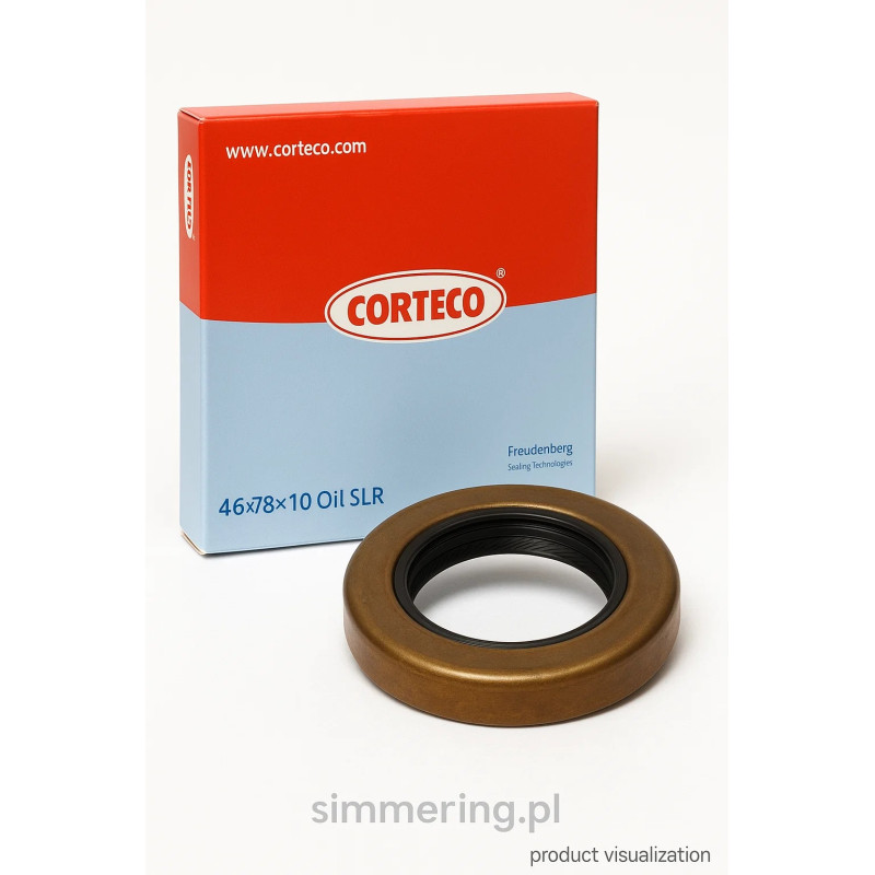 CORTECO 12011462 ACM B1KLSLRD 46×78×10 – Differential Shaft Oil Seal FIAT