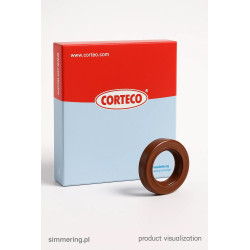 CORTECO 01020437 FPM 8x14x4 – Clutch Shaft Oil Seal for Manual Transmission VW / Audi / Seat / Skoda