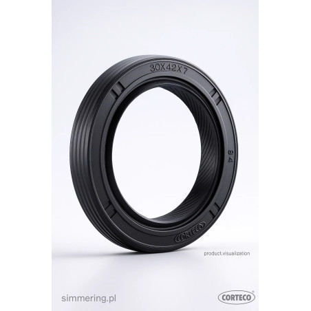 Rotary Shaft Seal CORTECO 12010674 ACM BASLRDX7 Oil Seal 30x42x7