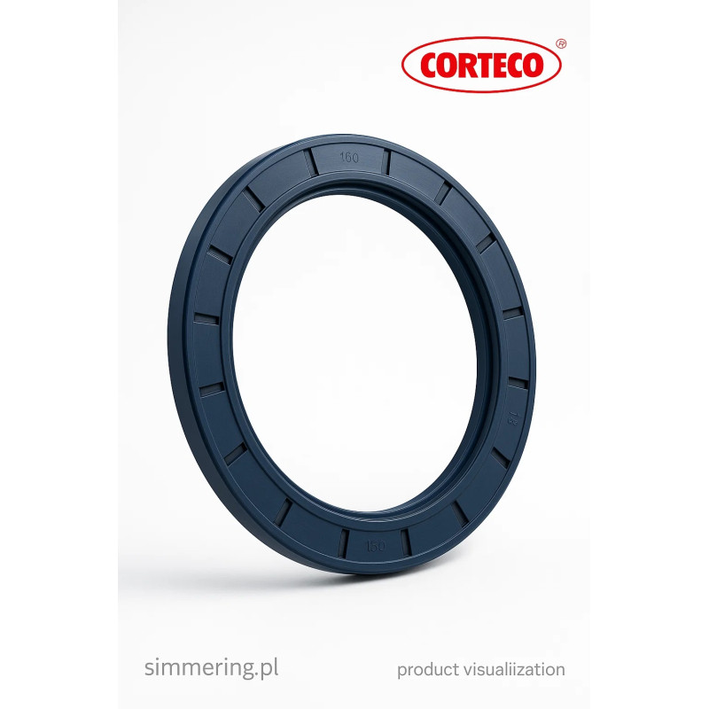 Uszczelniacz CORTECO 12011537 NBR BABSL 130x160x12/13 Simmerring – Oryginalne uszczelnienie wału do CARRARO i VOLVO