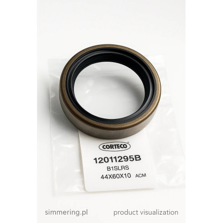 CORTECO 12011295 Radial Oil Seal 44x60x10 – ACM B1SLRS Rotary Shaft Seal for Alfa Romeo Applications