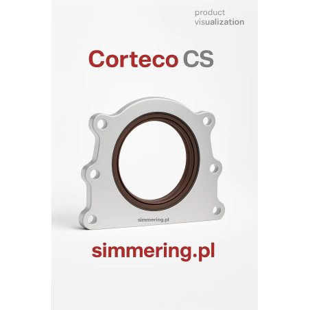 Uszczelniacz CORTECO 19035698 85x140x13 FPM CS | Simmerring SMART 1320100068
