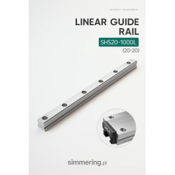 Szyna liniowa THK SHS20-1000L (20-20) – prowadnica kulkowa standardowa 1000 mm