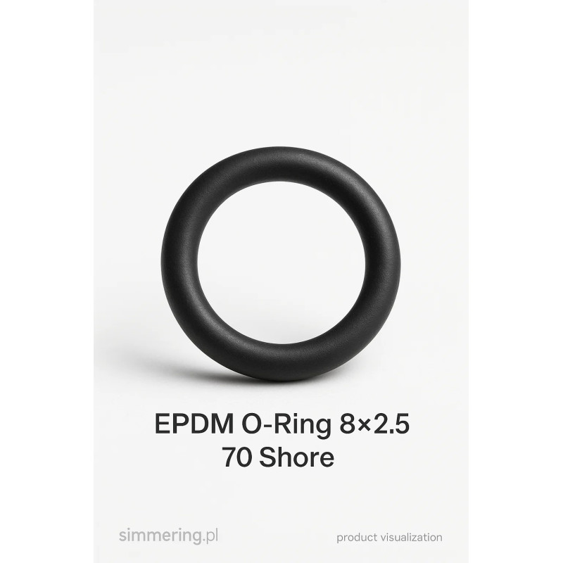 EPDM O-Ring 8×2.5 mm – 70 Shore Sealing Ring