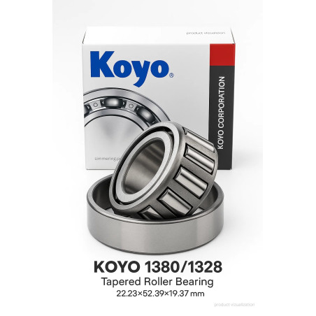 Łożysko stożkowe KOYO 1380/1328 22,23×52,39×19,37 mm – tapered roller bearing