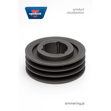 Koło pasowe Optibelt TB SPB 160/4 – profil SPB, 4 rowki, żeliwne