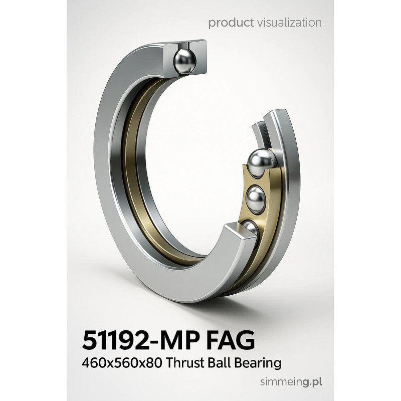 51192-MP FAG 460x560x80 Thrust Ball Bearing