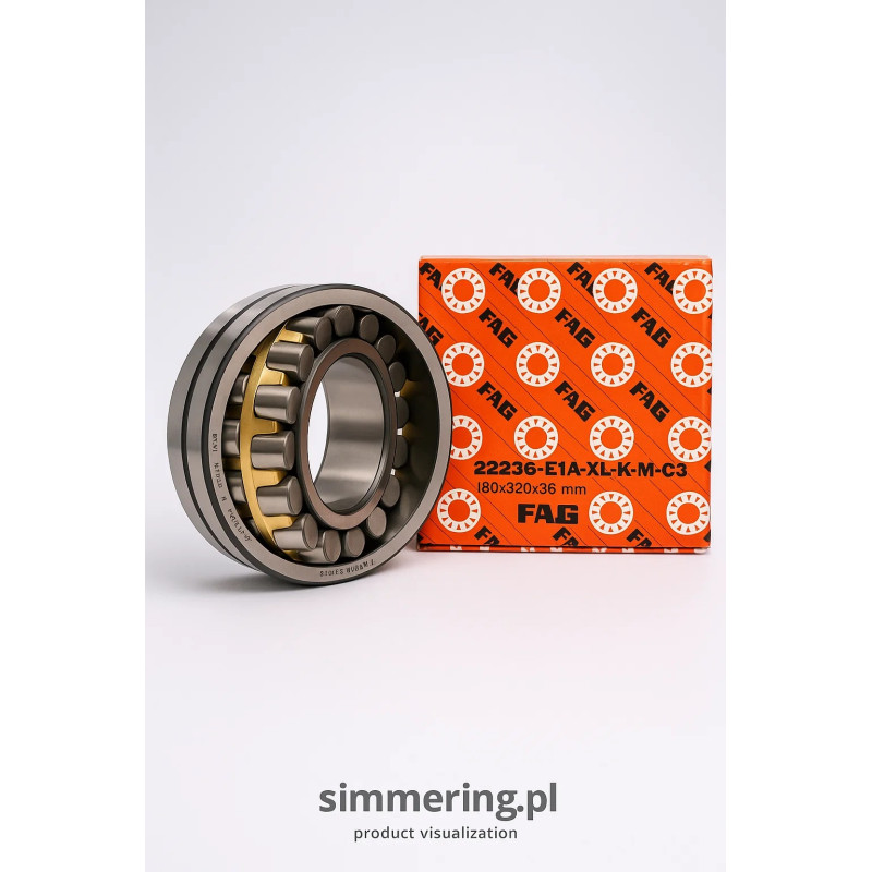 FAG 22236-E1A-XL-K-M-C3 180×320×86 mm Spherical Roller Bearing – AI-Powered Review