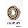 Łożysko kulkowe skośne GPZ 7304 M 20×52×15 mm – jednorzędowe