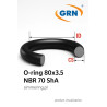 O-ring NBR 80×3,5 mm 70 ShA – uszczelka pierścieniowa