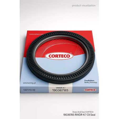 Uszczelniacz CORTECO 19036785 RWDR-K7 Simmerring 132x172x12