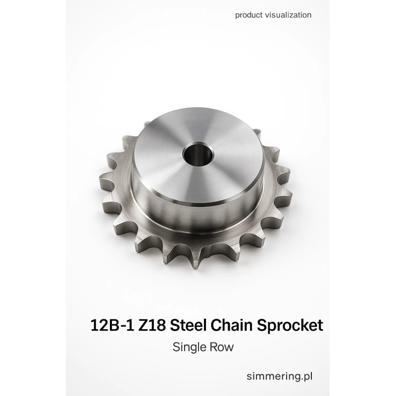 12B-1 Z18 Steel Chain Sprocket – Single Row • AI-Powered Review
