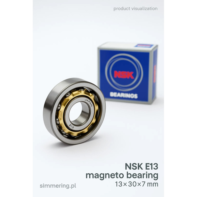 NSK E13 łożysko magnetowe 13×30×7 mm — Przegląd od AI