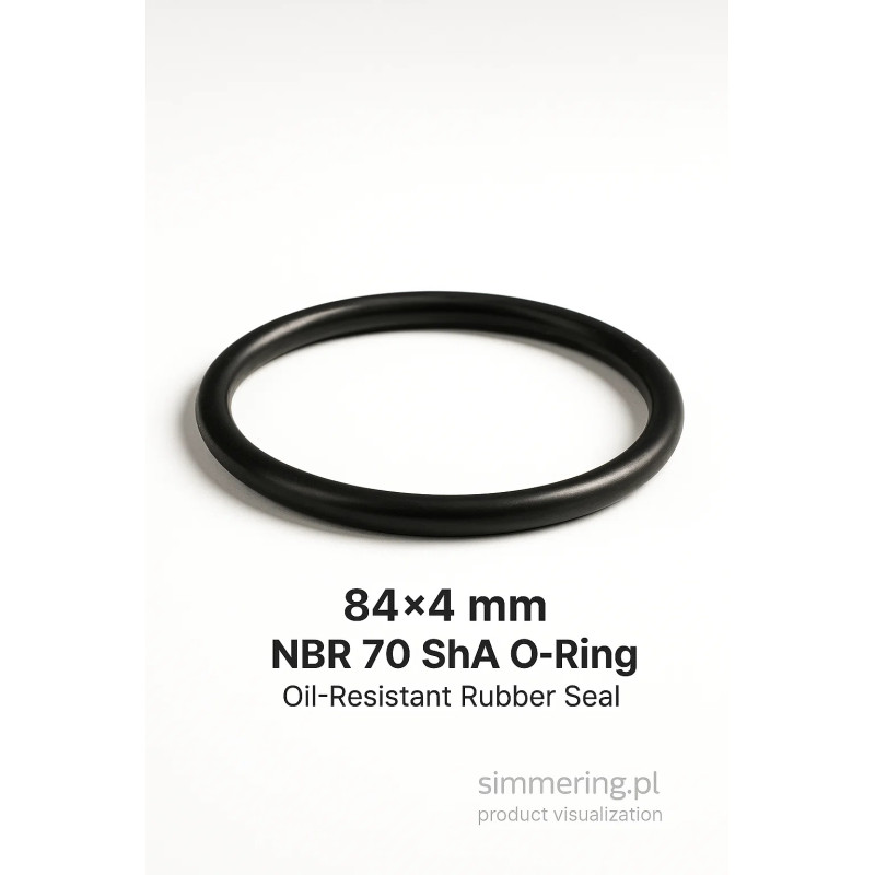 AI-Powered Review • 84×4 mm NBR 70 ShA O-Ring – Oil-Resistant Rubber Seal