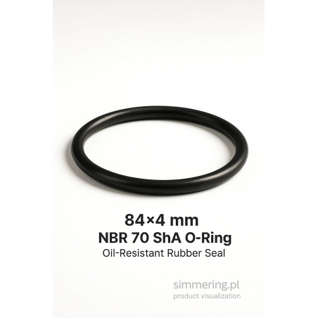 AI-Powered Review • 84×4 mm NBR 70 ShA O-Ring – Oil-Resistant Rubber Seal