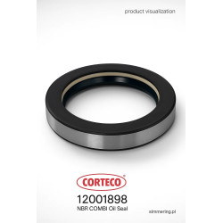 Przegląd od AI: Uszczelniacz Corteco 12001898 NBR Combi 48×74×13 mm – pierścień uszczelniający