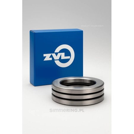 51206 ZVL Łożysko Kulkowe Oporowe 30×52×16 mm