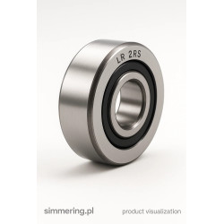 Track Roller LR 606 2RS NKE 6×19×6