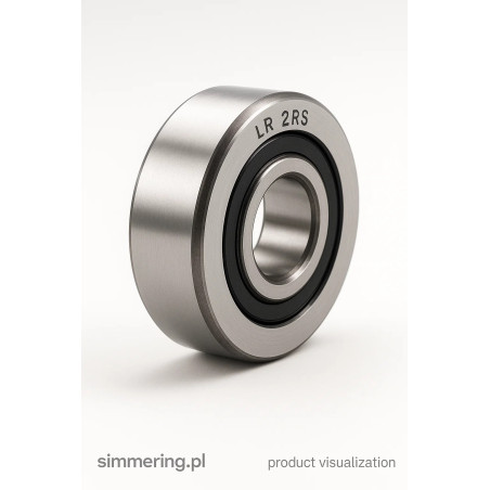 Track Roller LR 606 2RS NKE 6×19×6